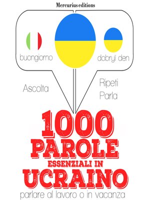 cover image of 1000 parole essenziali in ucraino